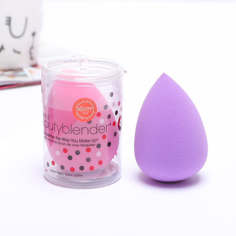 4*6 Premium Non-Latex Powder Puff Water Drop Gourd Beveled Powder Puff Face Wash Puff Makeup Cotton Beauty Egg Becomes Larger When Exposed To Water - Image 5
